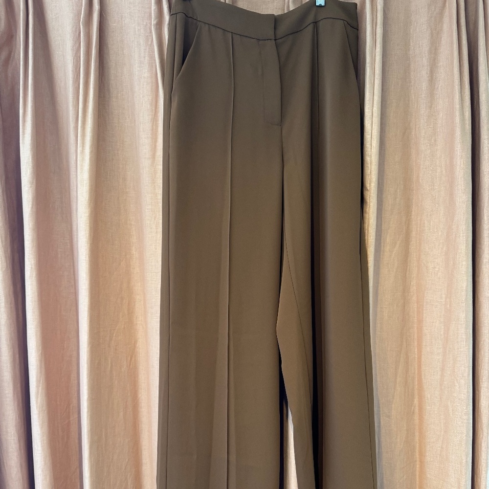 Veronica Beard Edia Tailored Wide-Leg Pants